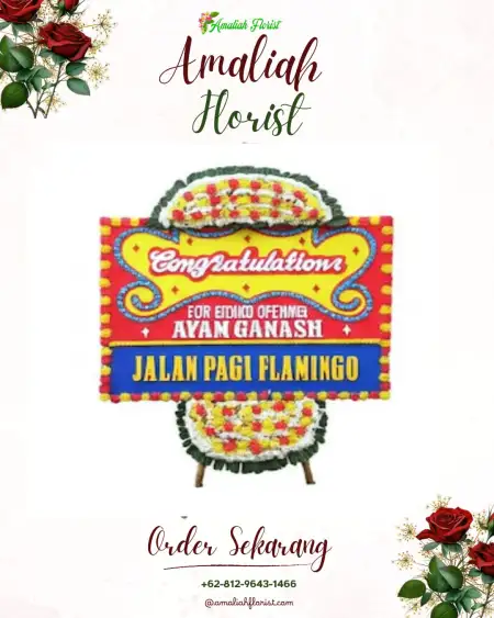 Sewa Papan Bunga Lau